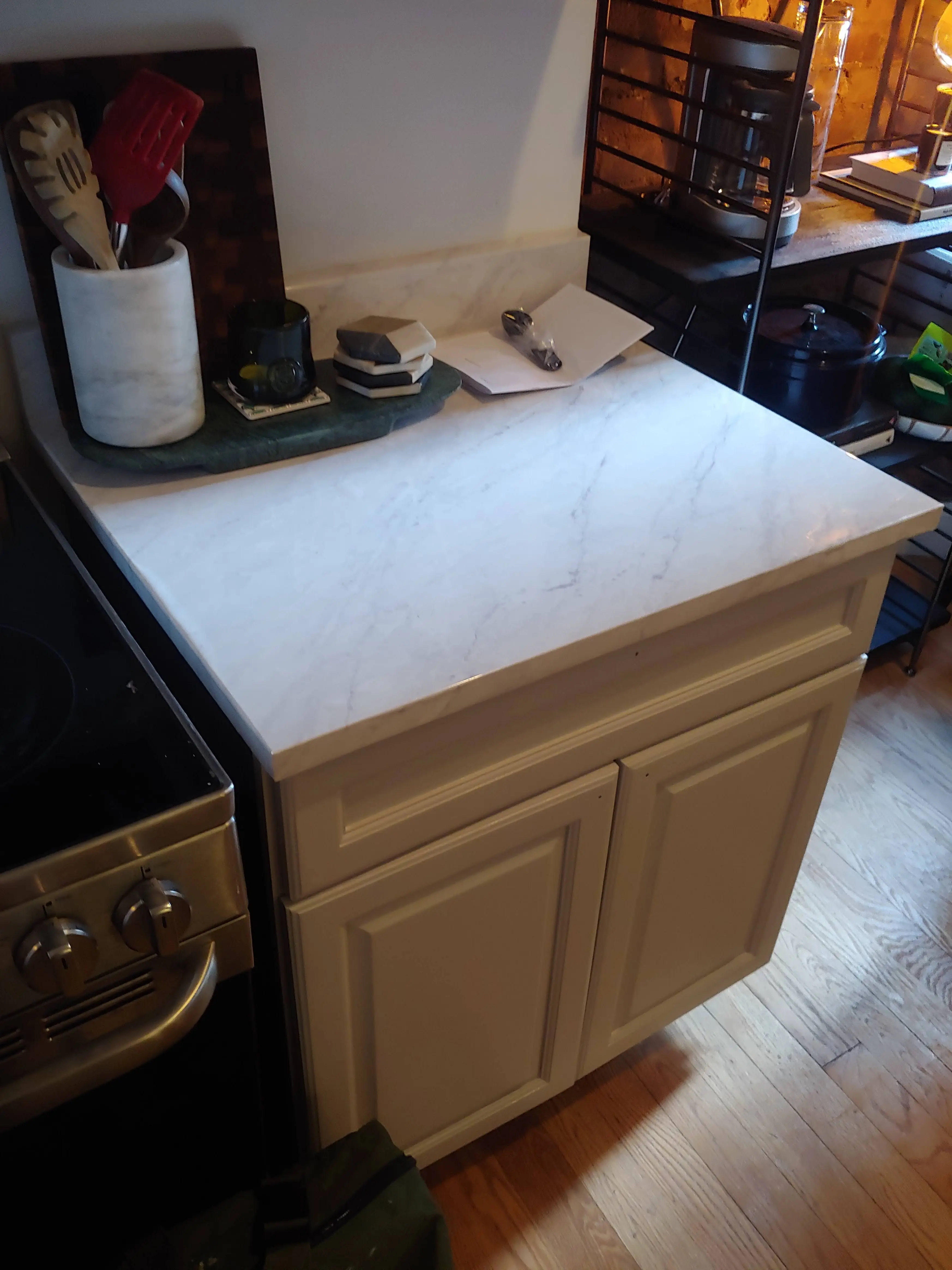 Peel and Stick Wallpaper In Greenpoint, Brooklyn, NYC